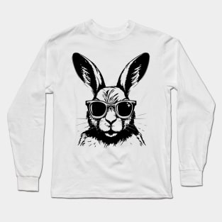 Happy Easter Bunny Funny Rabbit Graphic Tee Casual Tops T-Shirt Long Sleeve T-Shirt